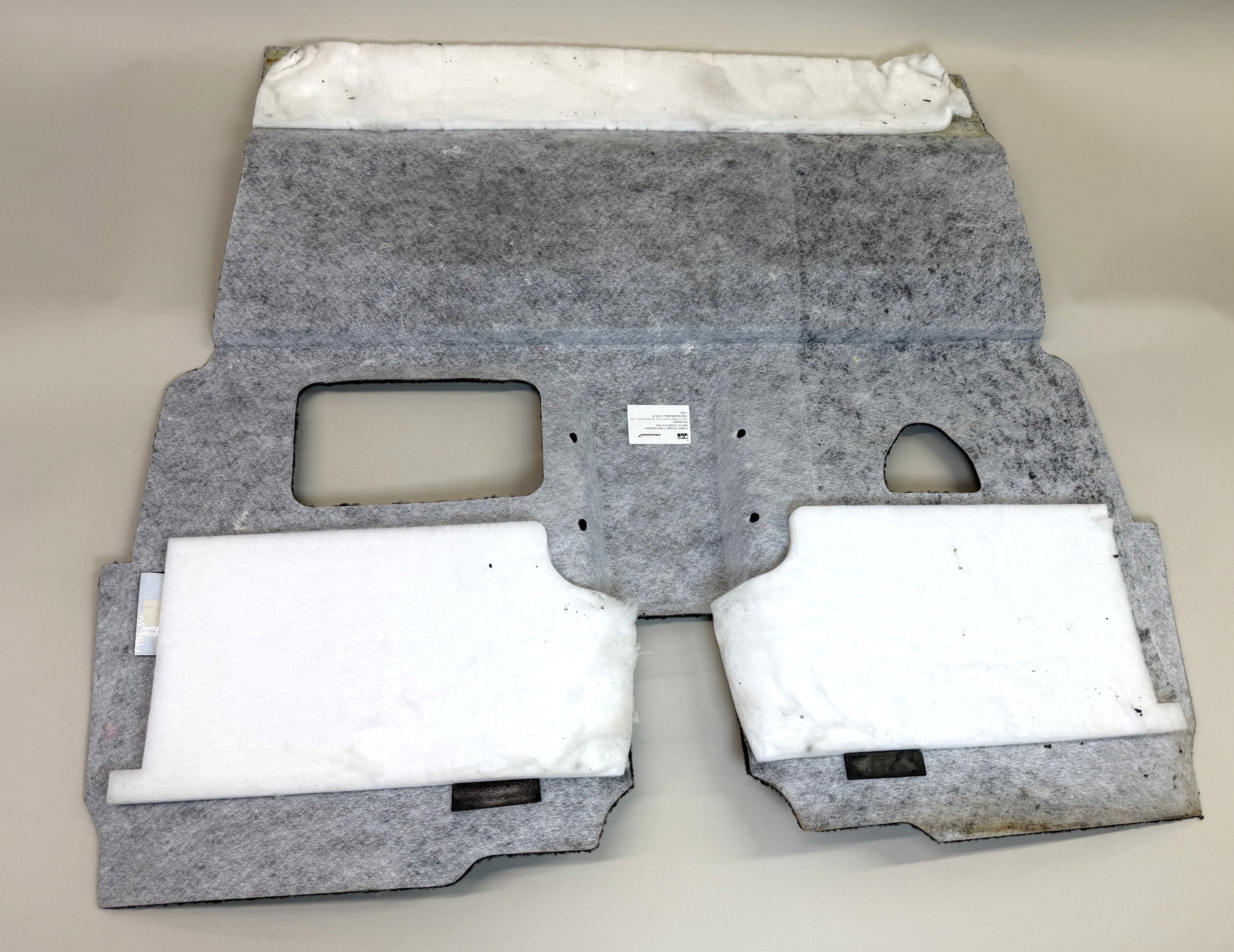 McLaren 540C 570S 570GT 600LT 2016-2021 Rear Bulkhead Carpet Panel OEM 13N0012CP