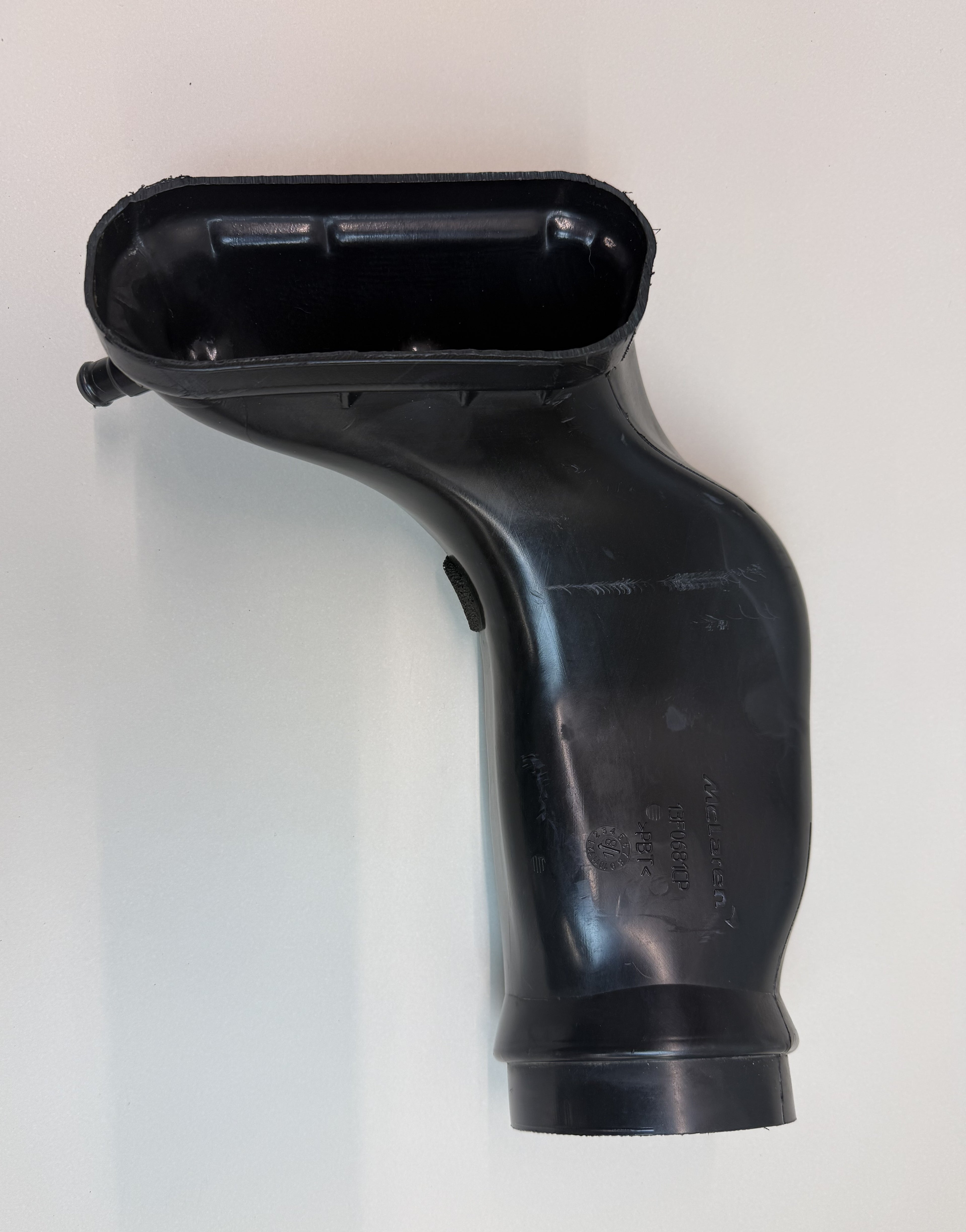 McLaren 540C 570S 570GT 600LT 2016-2021 LH Left Rear Air Intake Duct Pipe OEM 13F0681CP