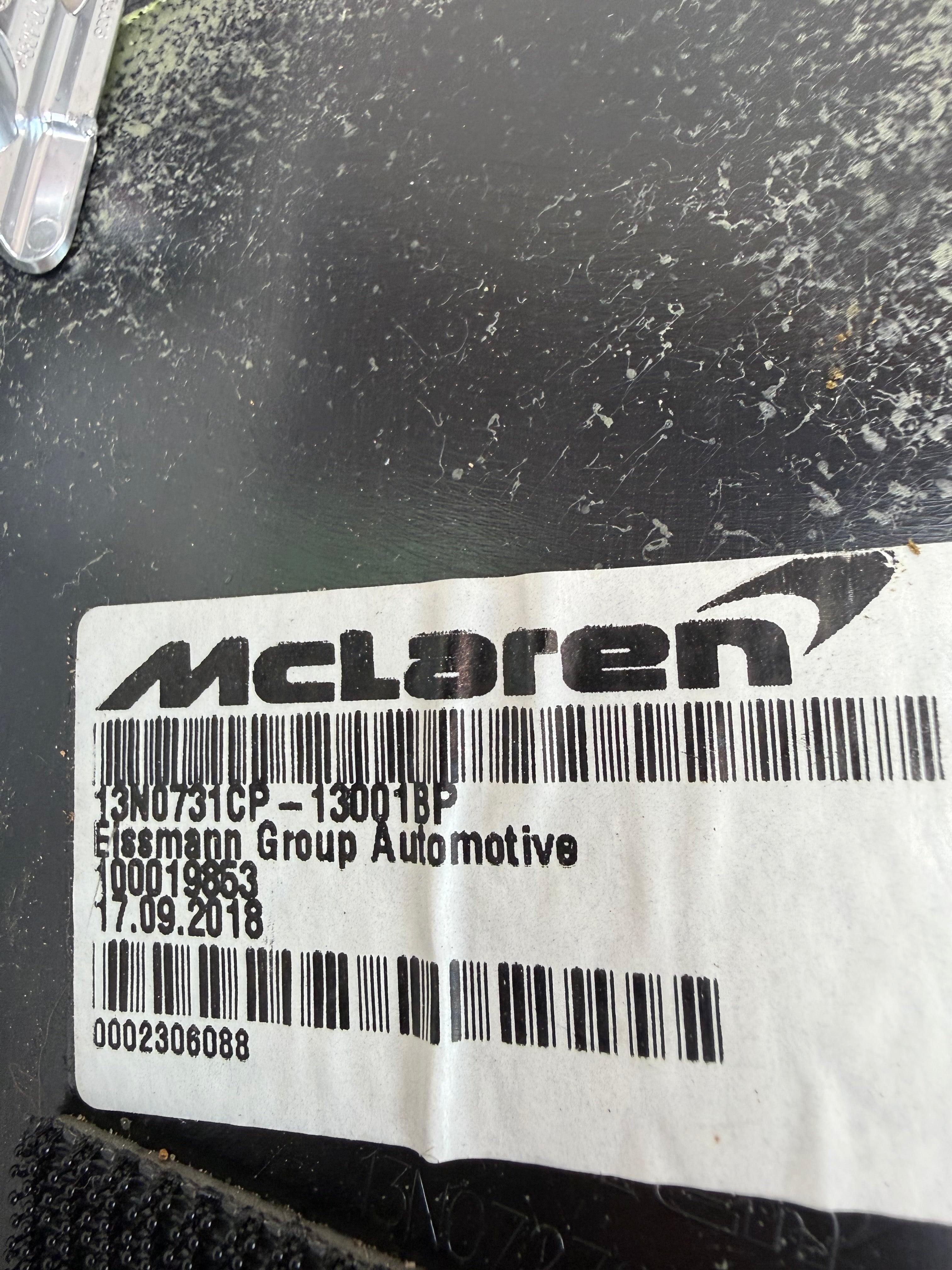 McLaren 570S 540C 570GT 600LT RH Right B Pillar Interior Trim Panel OEM 13N0731CP