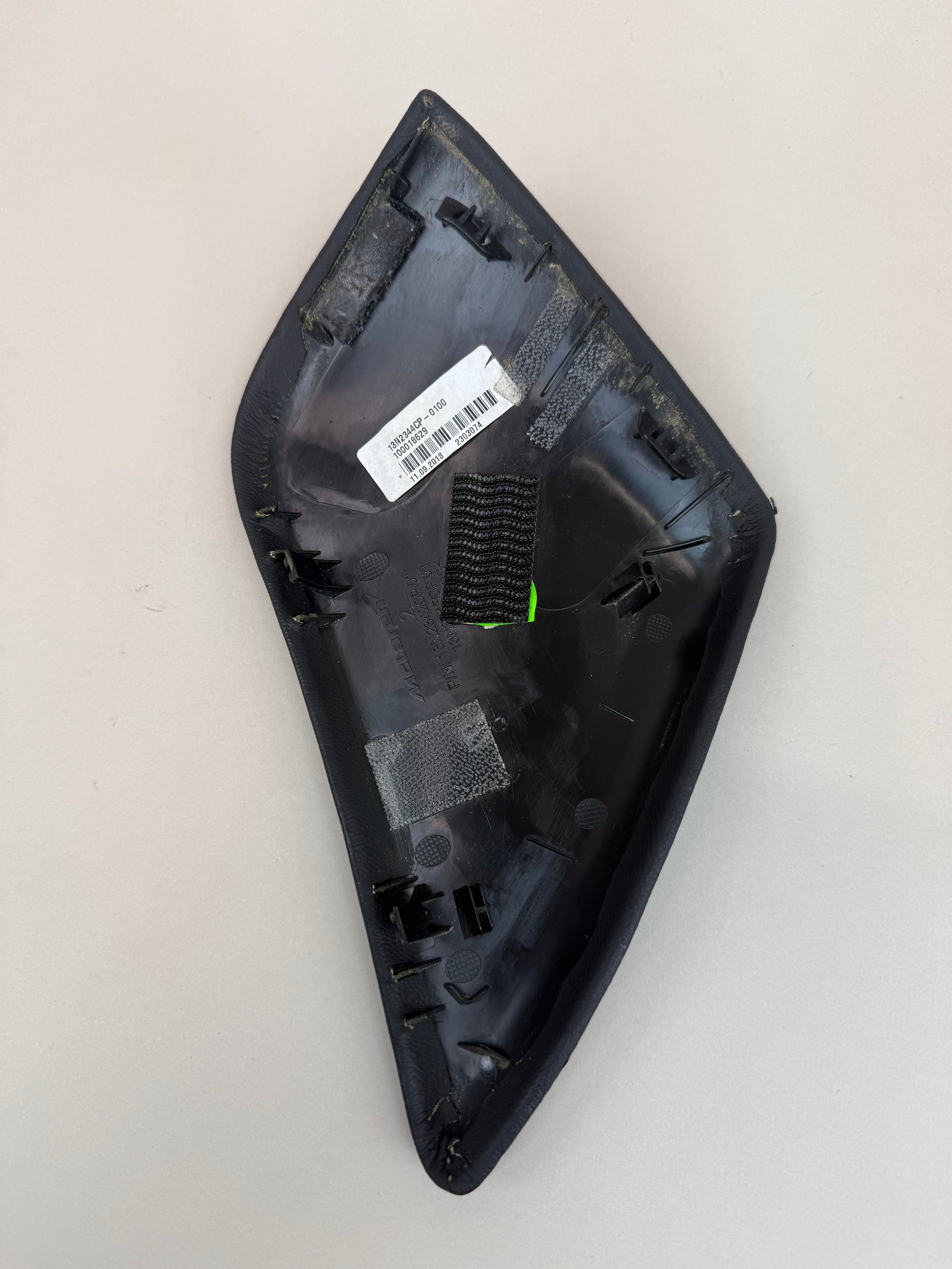 McLaren 570S 540C 570GT 600LT LH Left Dashboard End Trim Panel OEM 13N2344CP