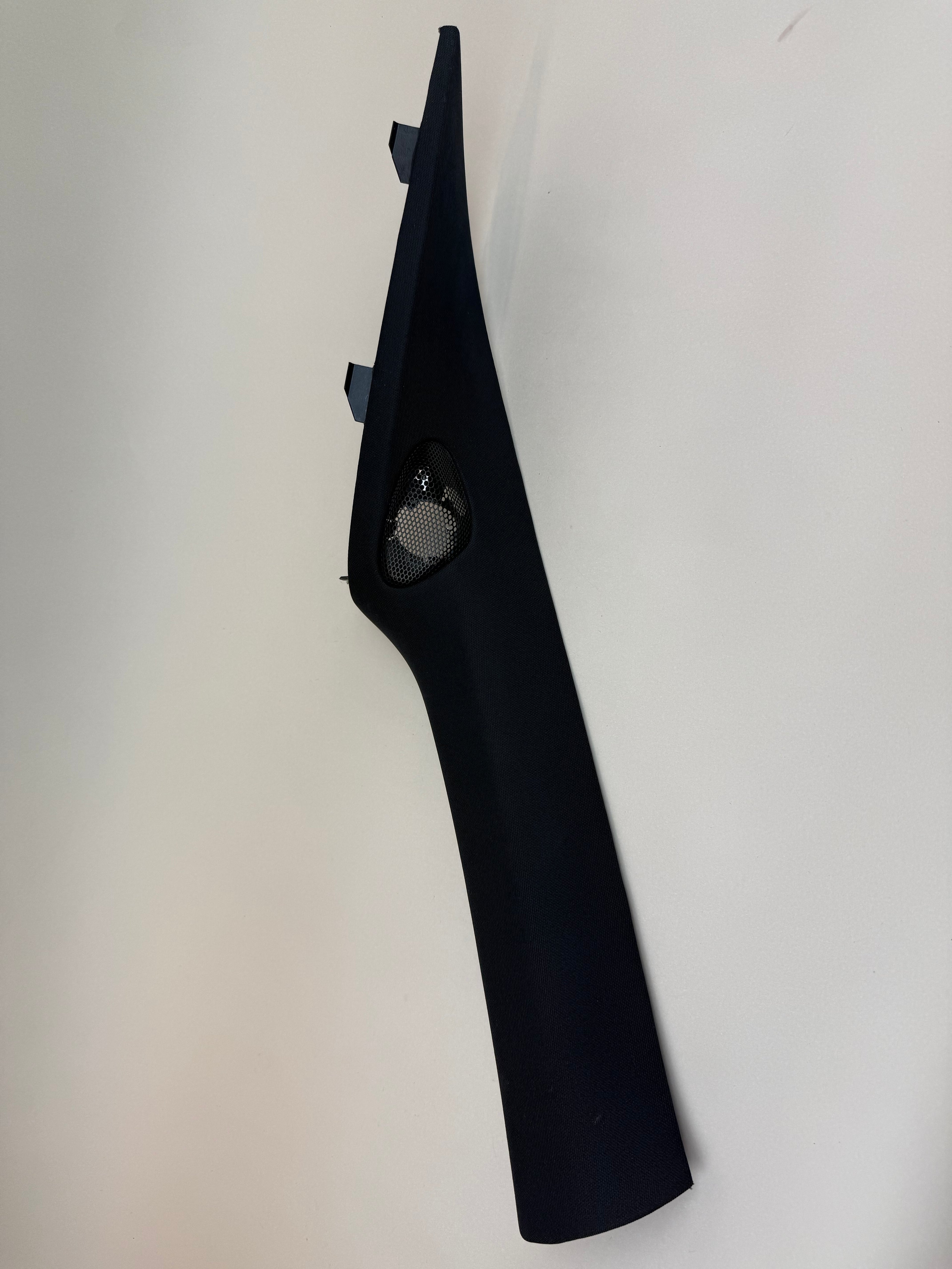 McLaren 570S RH Right A-Pillar Interior Trim Panel Carbon Black Textile OEM 13N2922CP