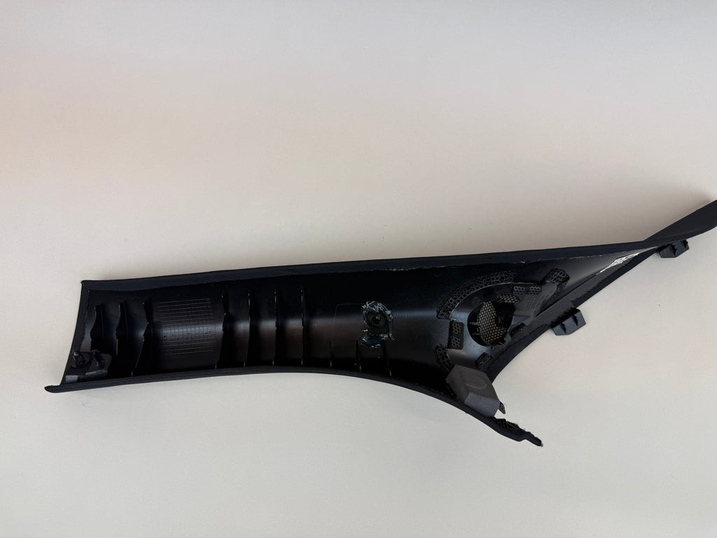 McLaren 570S RH Right A-Pillar Interior Trim Panel Carbon Black Textile OEM 13N2922CP