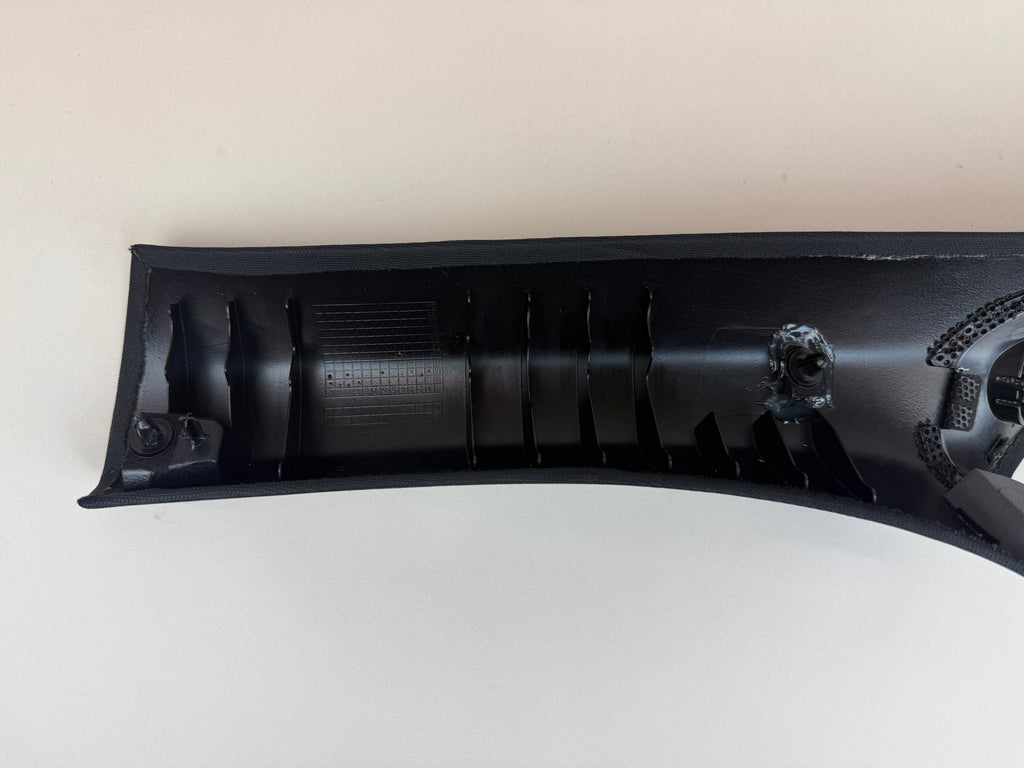 McLaren 570S RH Right A-Pillar Interior Trim Panel Carbon Black Textile OEM 13N2922CP