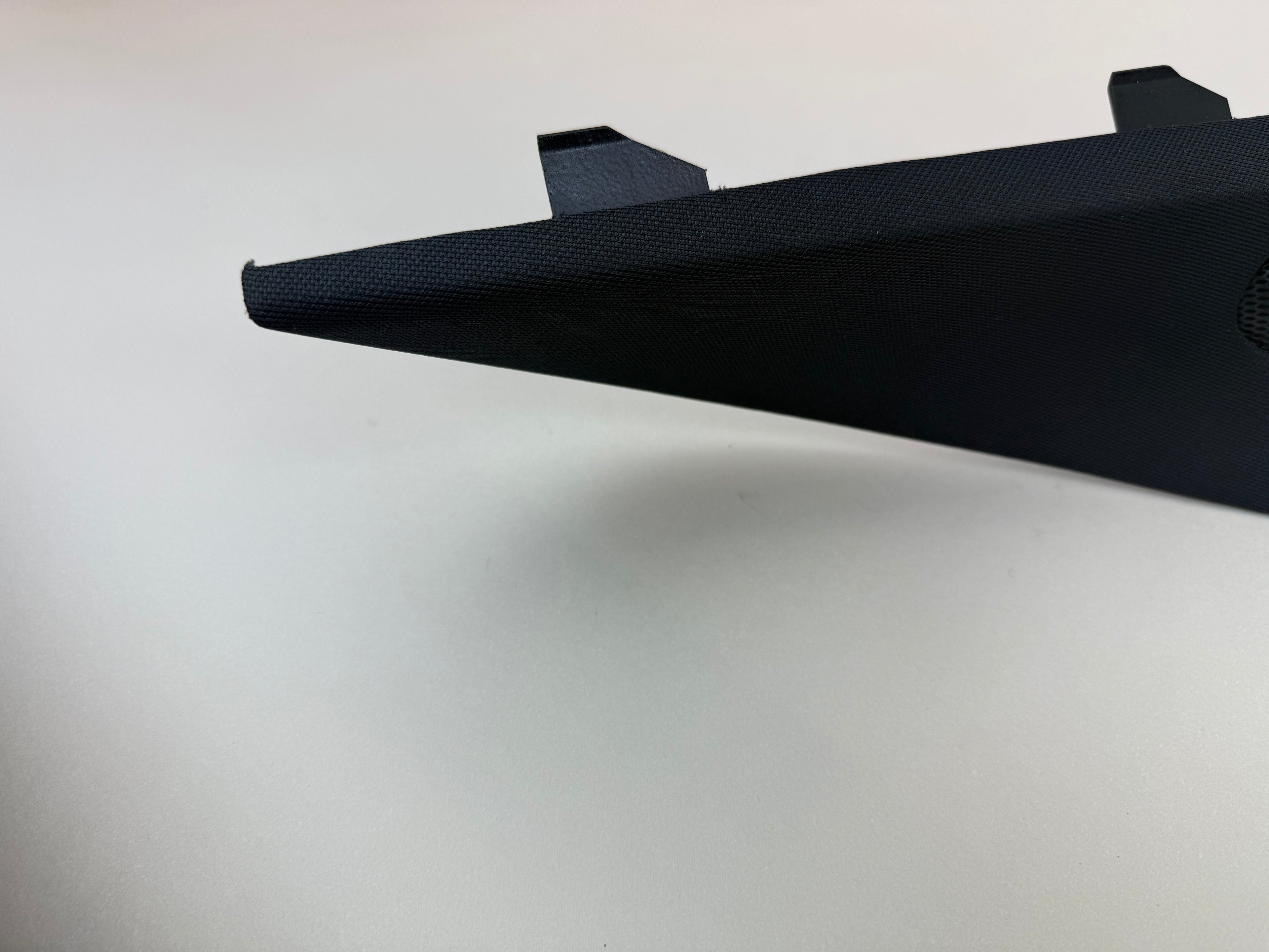 McLaren 570S LH A-Pillar Interior Trim Panel Carbon Black Textile OEM 13N2821CP