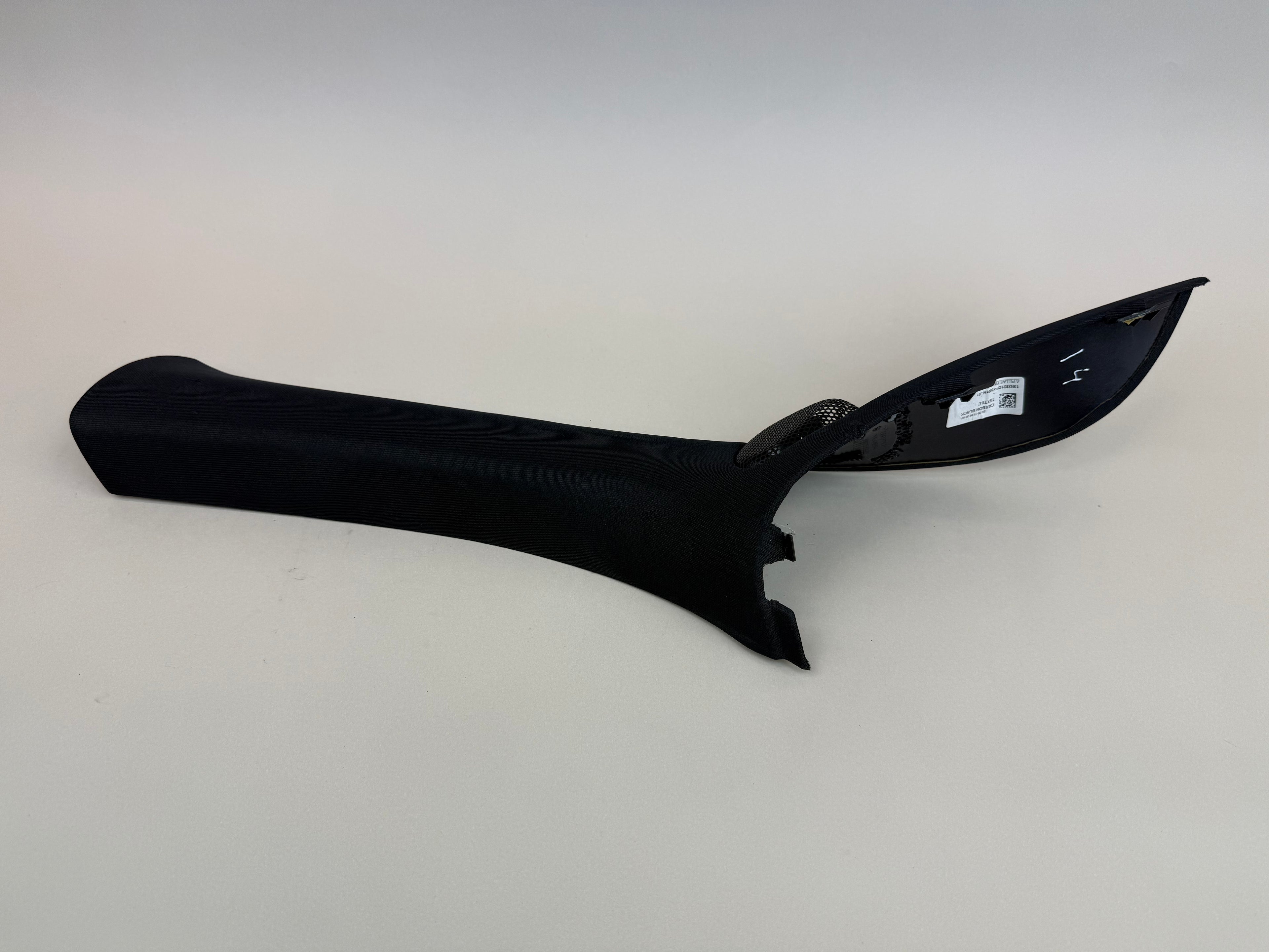 McLaren 570S LH A-Pillar Interior Trim Panel Carbon Black Textile OEM 13N2821CP