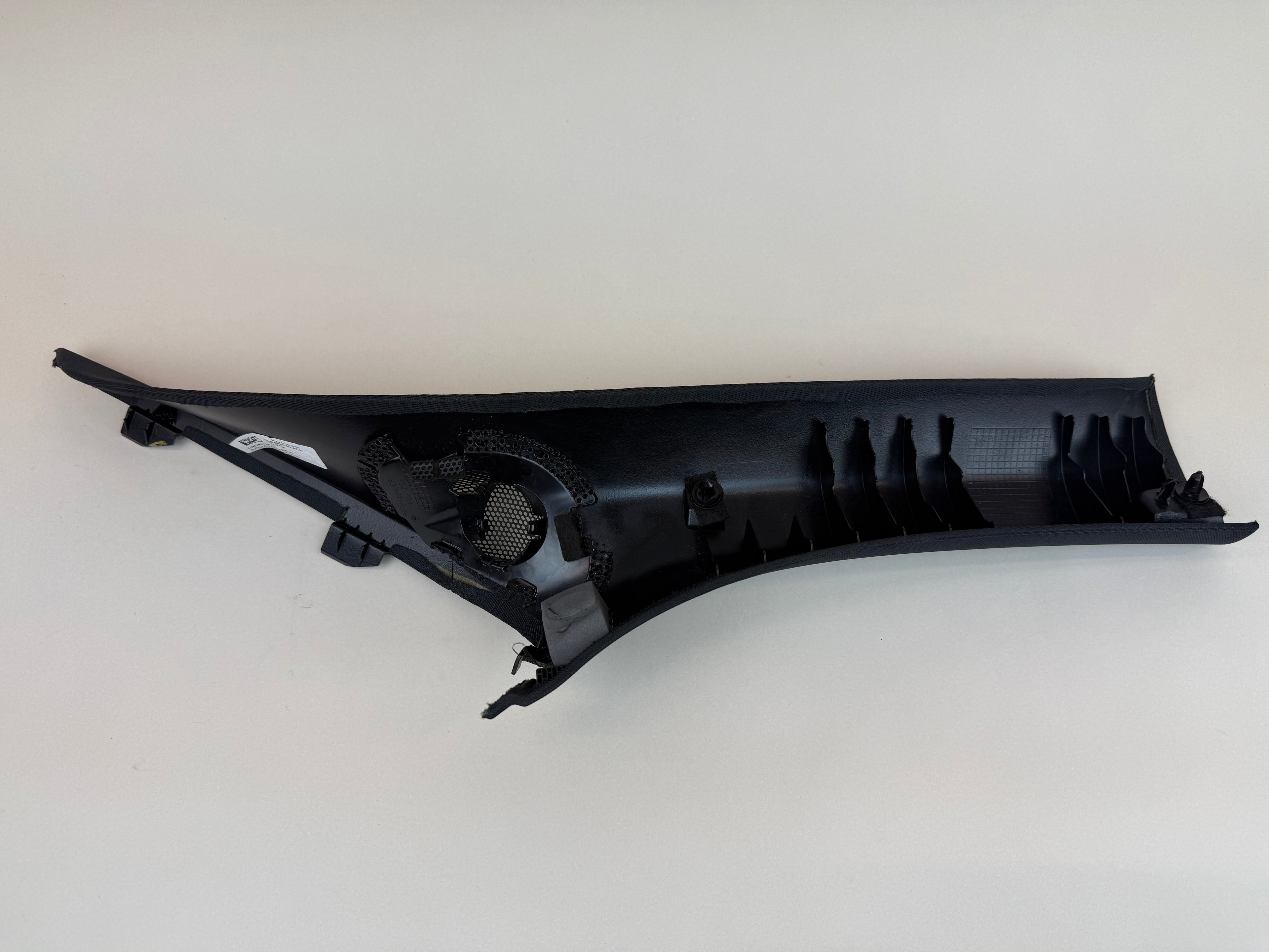 McLaren 570S LH A-Pillar Interior Trim Panel Carbon Black Textile OEM 13N2821CP