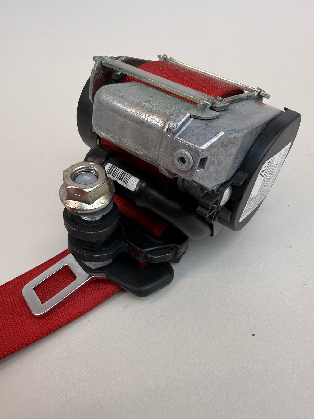 McLaren 570S 540C 570GT 600LT RH Right Red Seat Belt Retractor Assembly 11N4130CP OEM 2016-2021