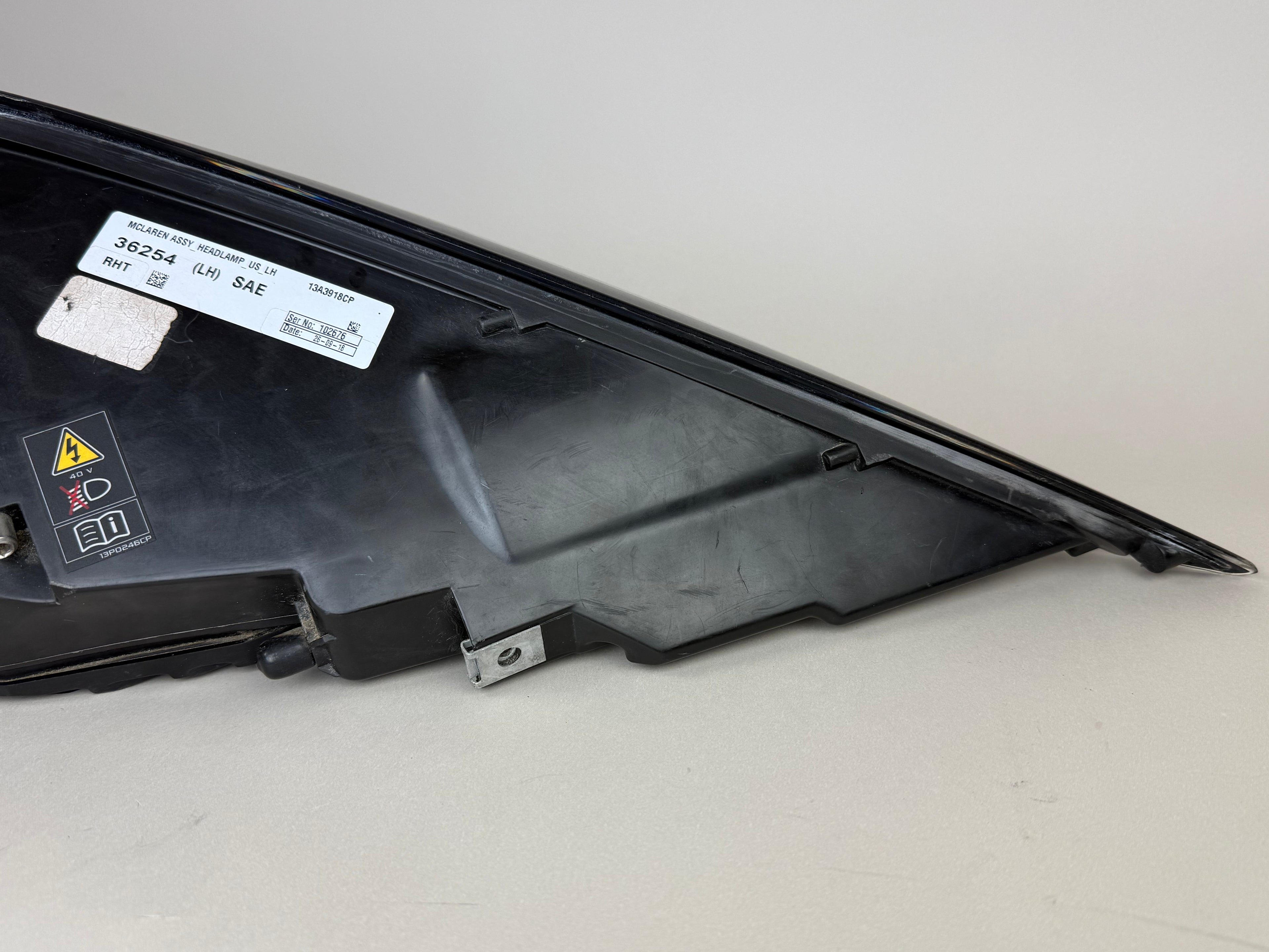 McLaren 570S 540C 570GT 600LT LH LED Headlight Assembly 13A3918CP OEM 2016-2021