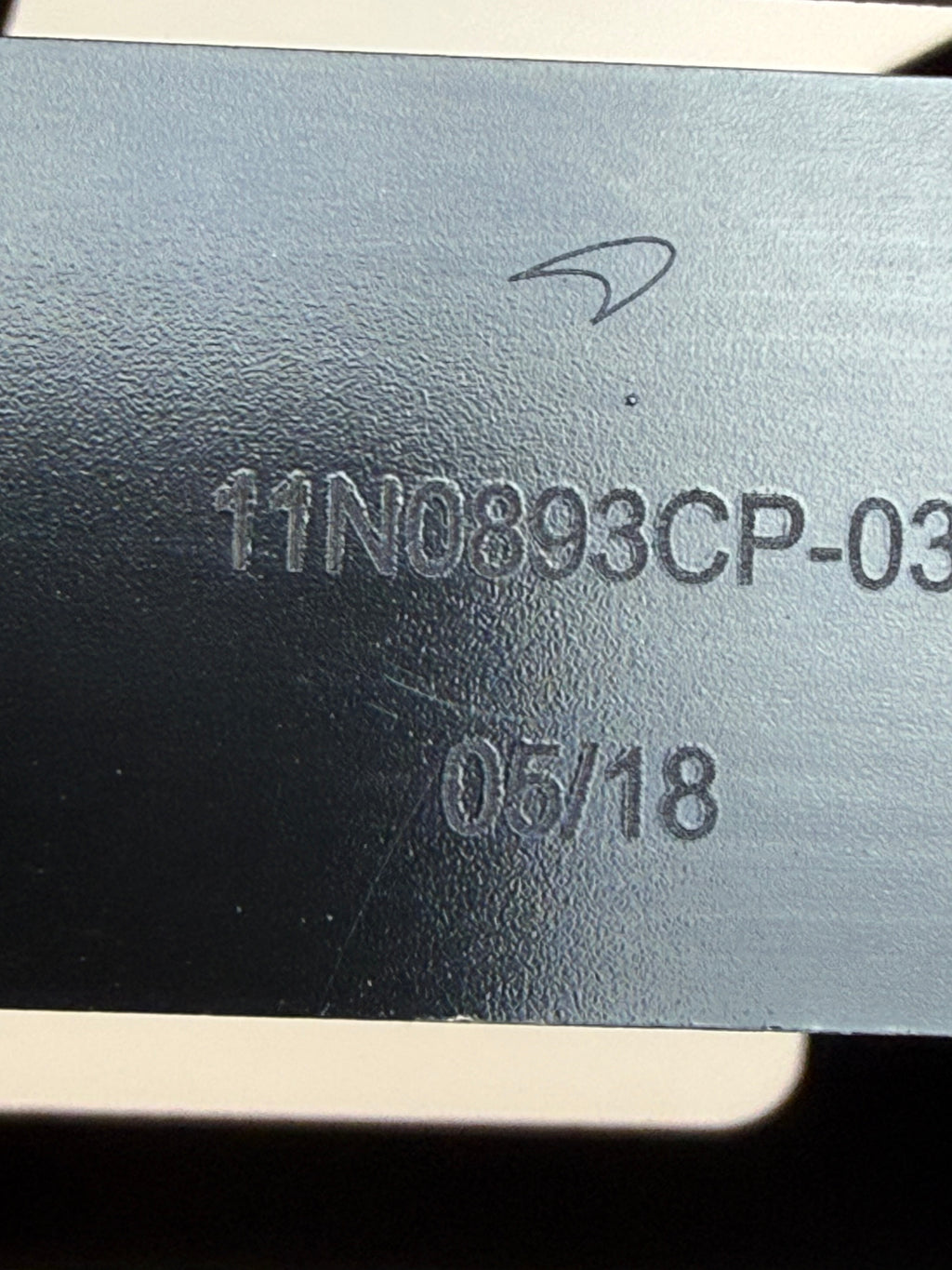 McLaren 570S 540C 570GT 600LT Passenger Footrest Floor Bracket 11N0893CP 11N0687CP OEM 2016-2021