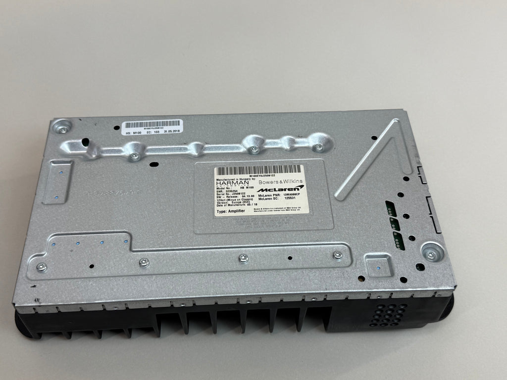 McLaren 570S 540C 570GT 600LT Harman Bowers & Wilkins Audio Amplifier 13MA088CP OEM 2016-2021