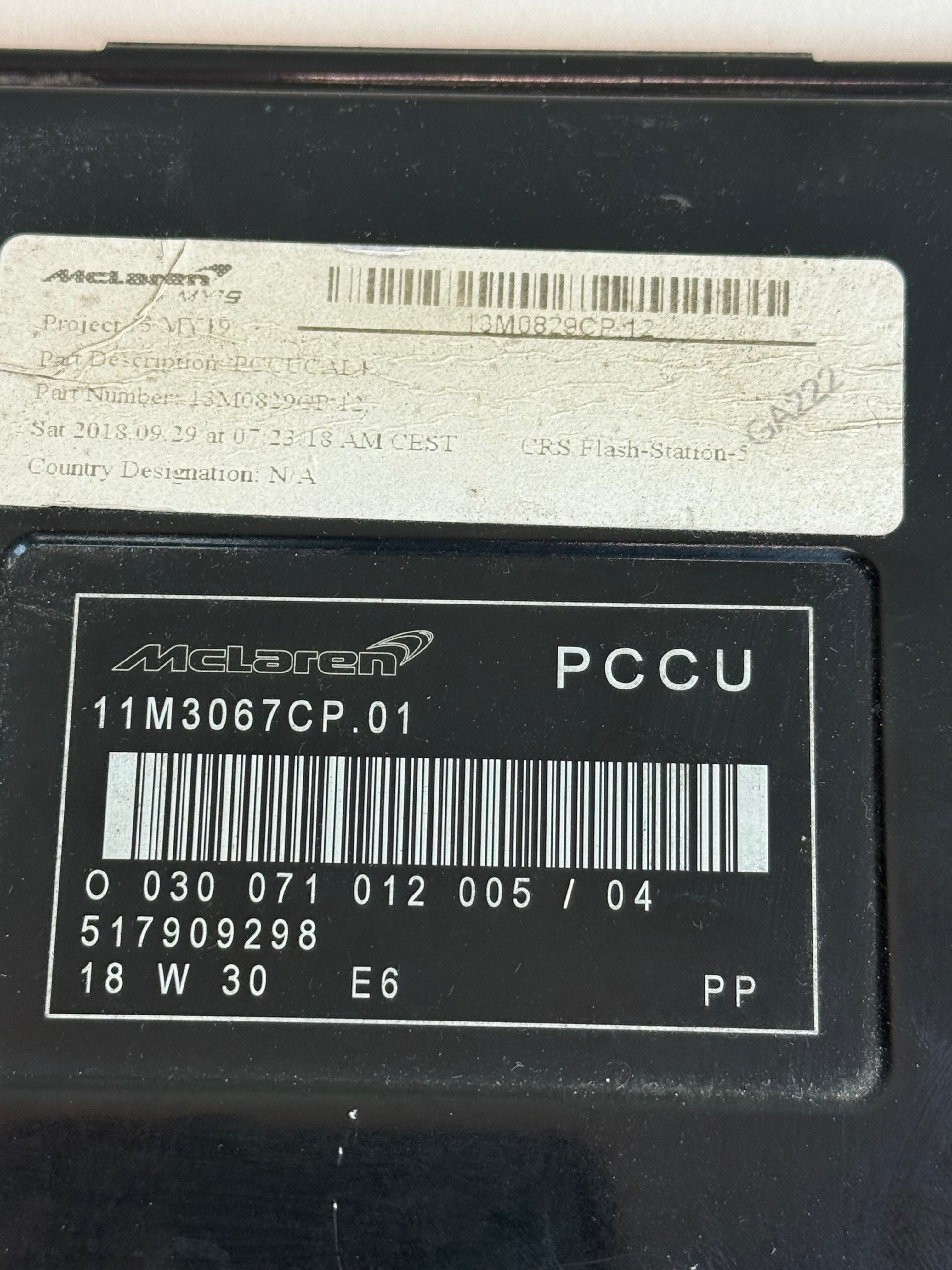 McLaren 570S 540C 570GT 600LT Transmission ECU Control Module 11M3067CP OEM 2016-2021