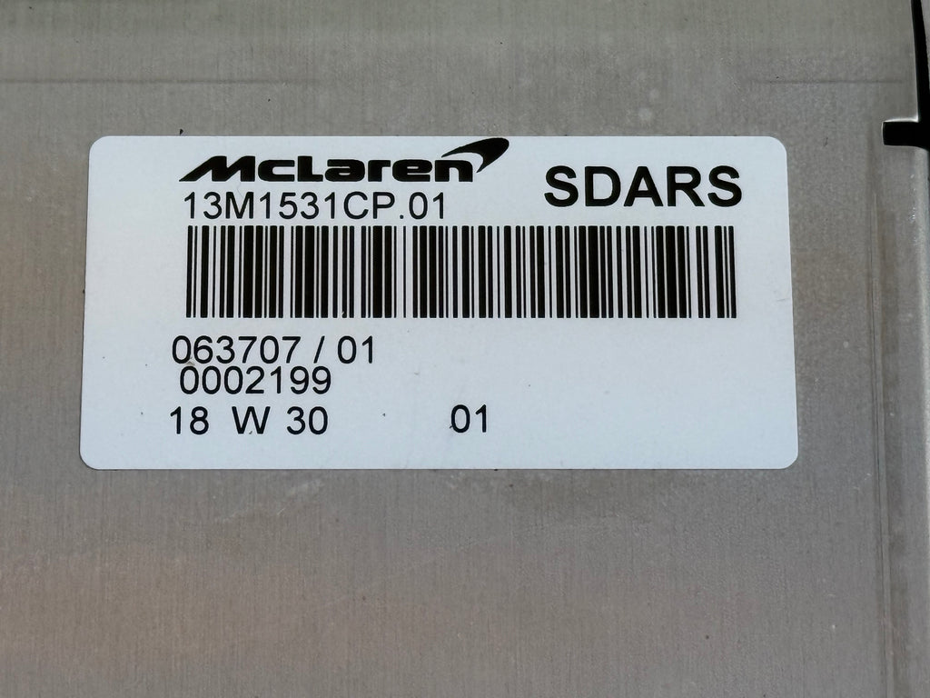 McLaren 570S 540C 570GT 600LT SDARS Radio Control Module 13M1531CP.01 OEM 2016-2021