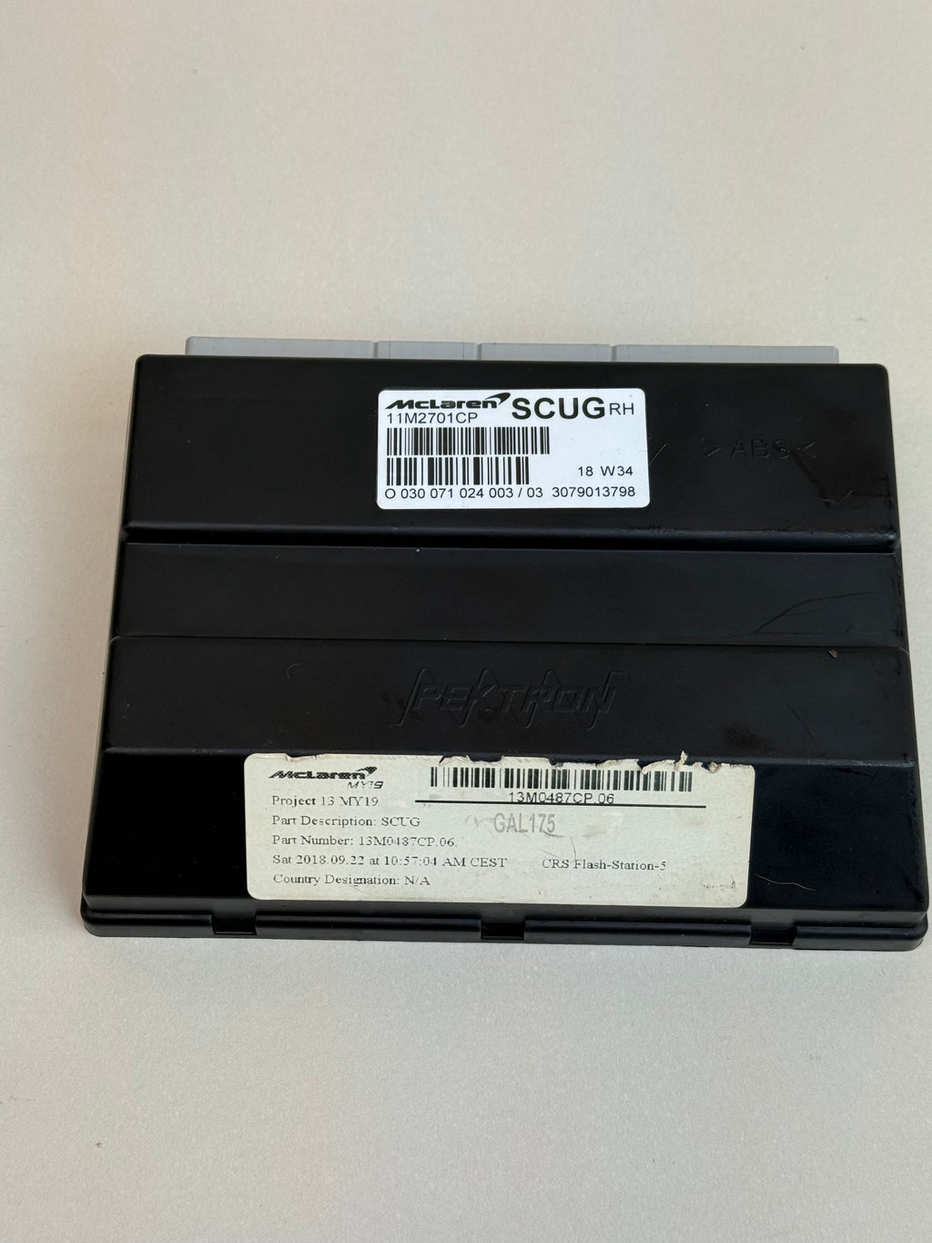 McLaren 570S 540C 570GT 600LT RH SCUG Control Module 11M2701CP OEM 2016-2021