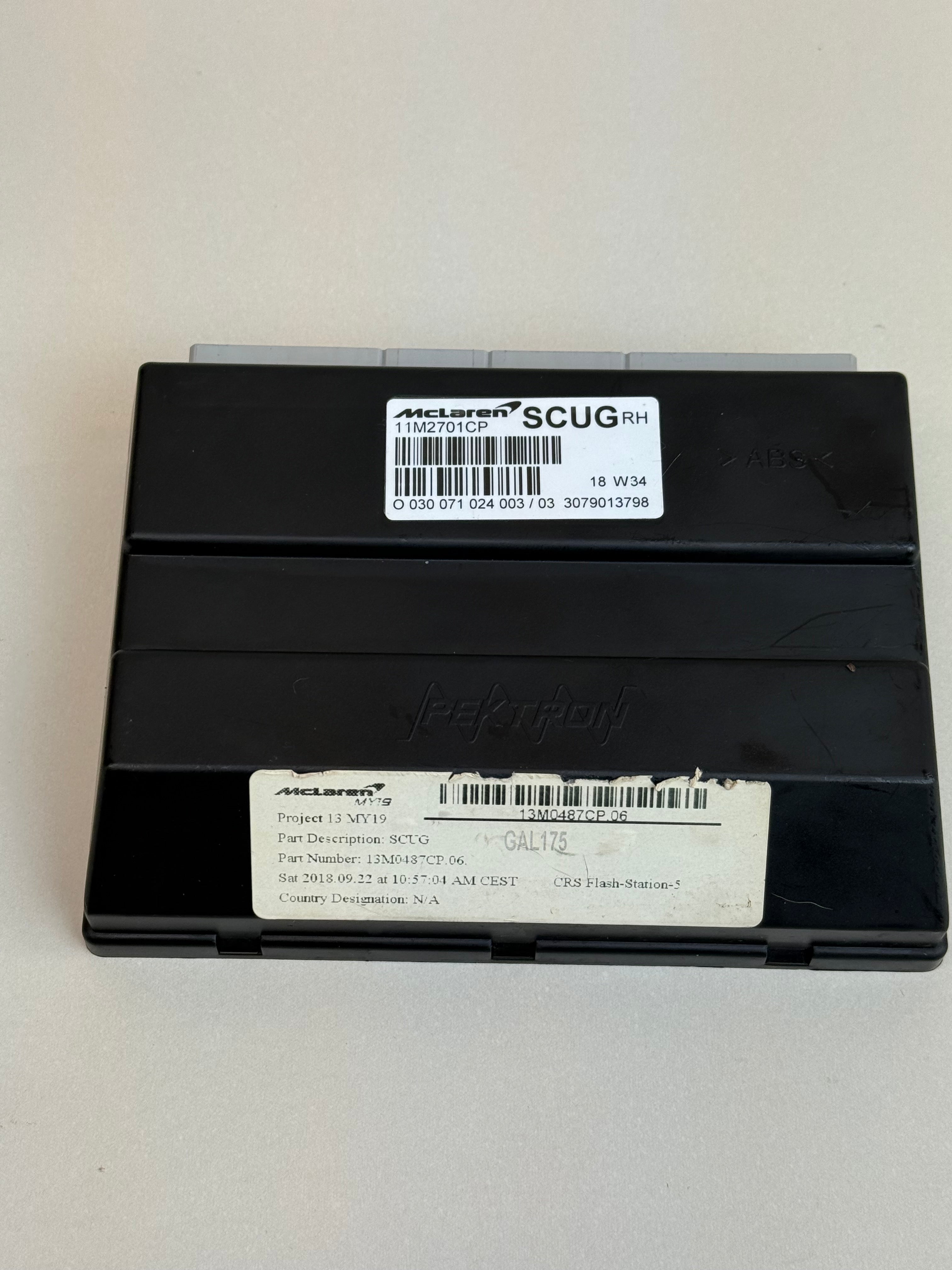 McLaren 570S 540C 570GT 600LT RH SCUG Control Module 11M2701CP OEM 2016-2021