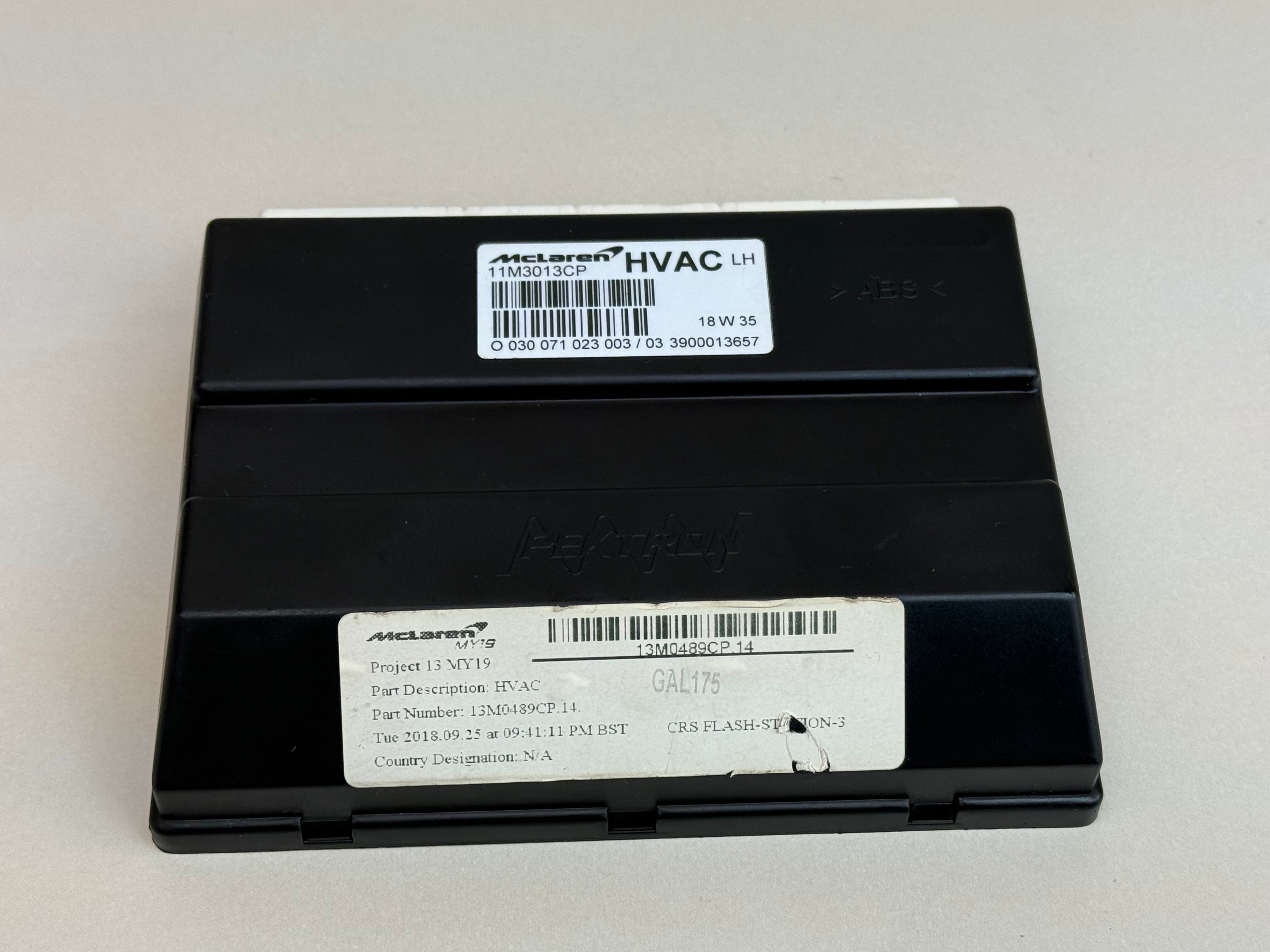 McLaren 570S 540C 570GT 600LT HVAC Climate Control Module 11M3013CP OEM 2016-2021