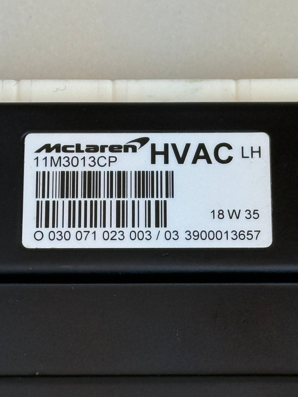 McLaren 570S 540C 570GT 600LT HVAC Climate Control Module 11M3013CP OEM 2016-2021