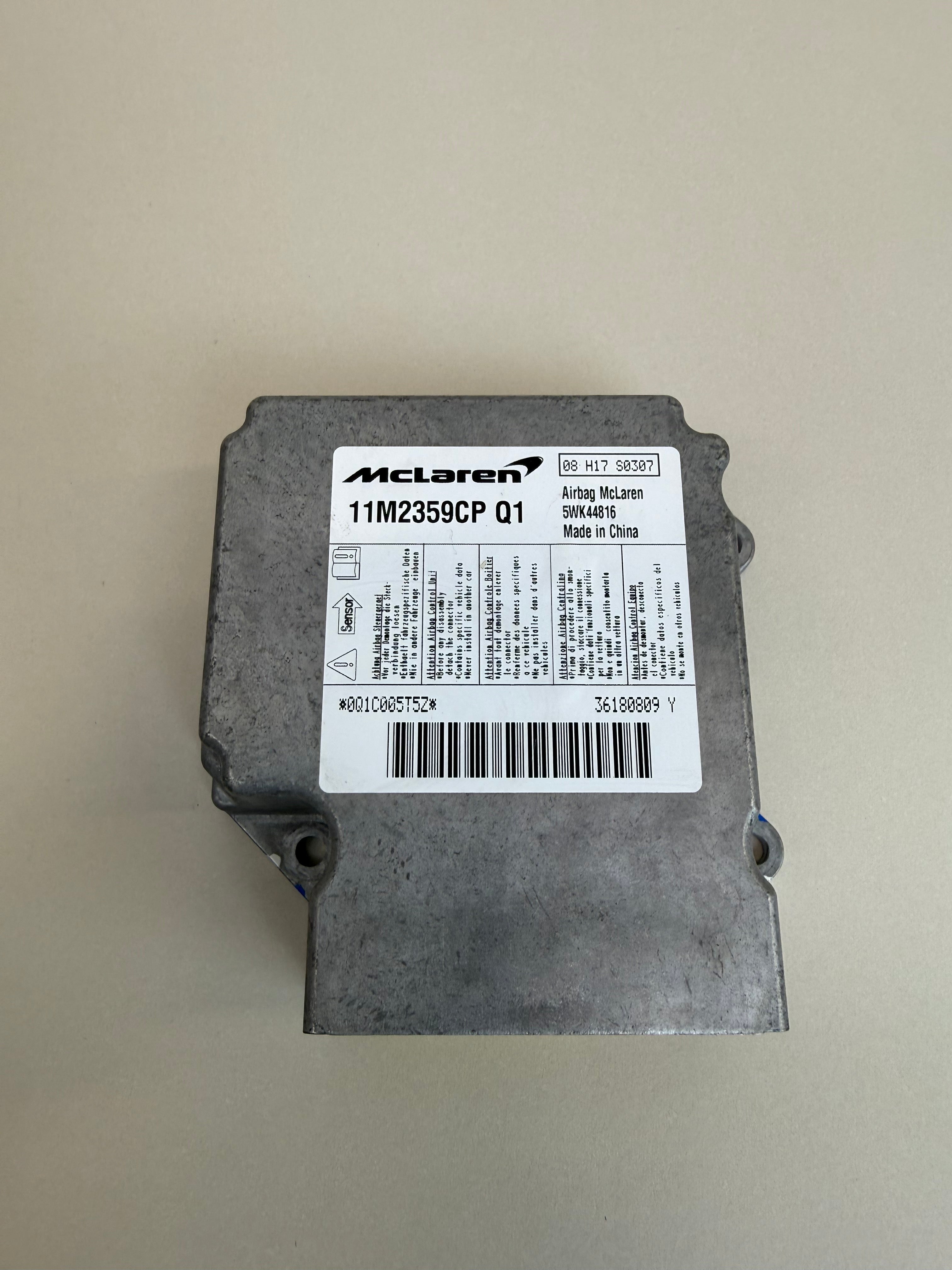 McLaren 570S 540C 570GT SRS Airbag Control Module ECU 11M2359CP Q1 5WK44816 OEM NEEDS RESET