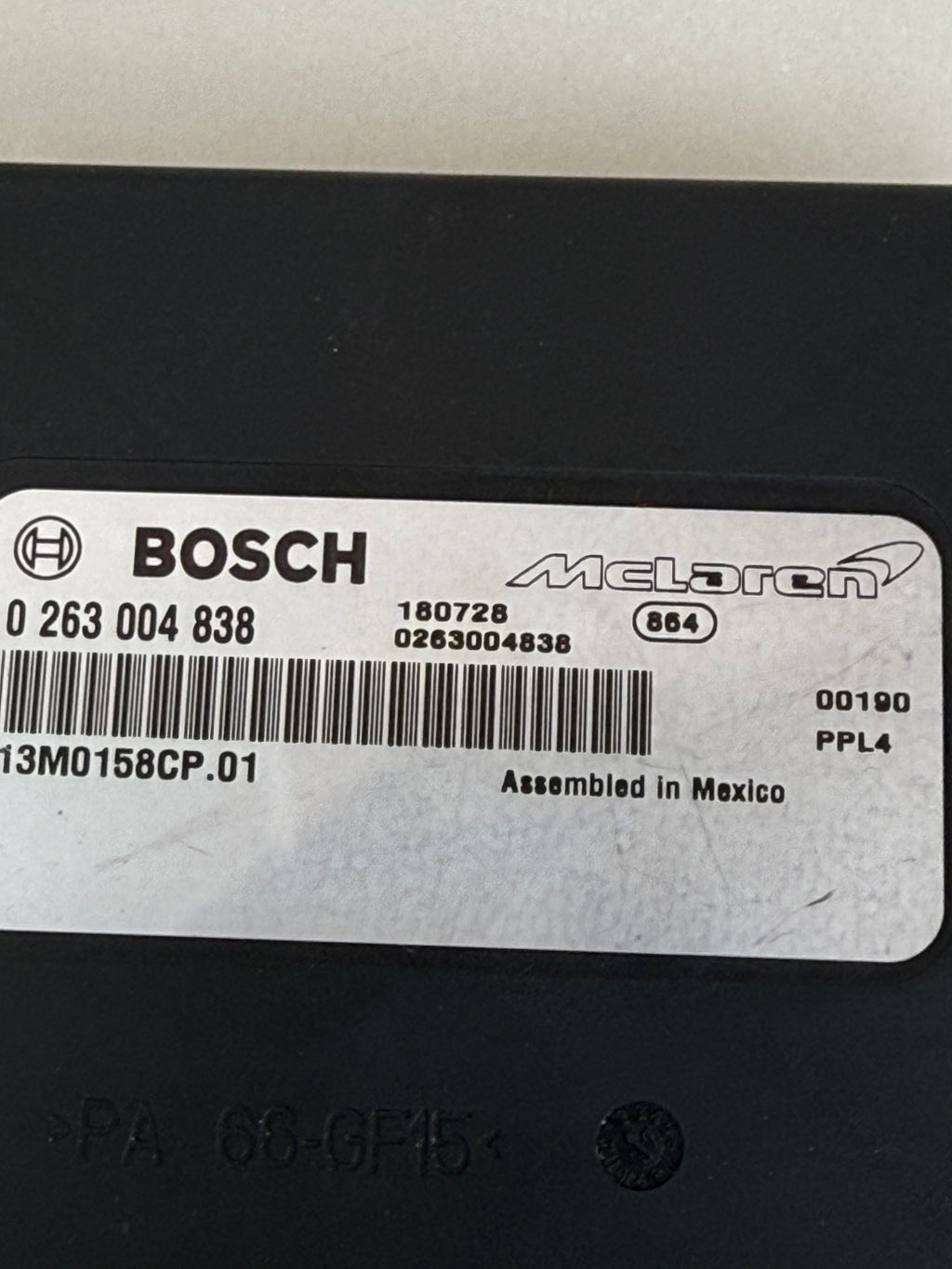 McLaren 570S 540C 570GT Bosch Parking Sensor Control Module ECU 13M0158CP.01 0263004838 OEM
