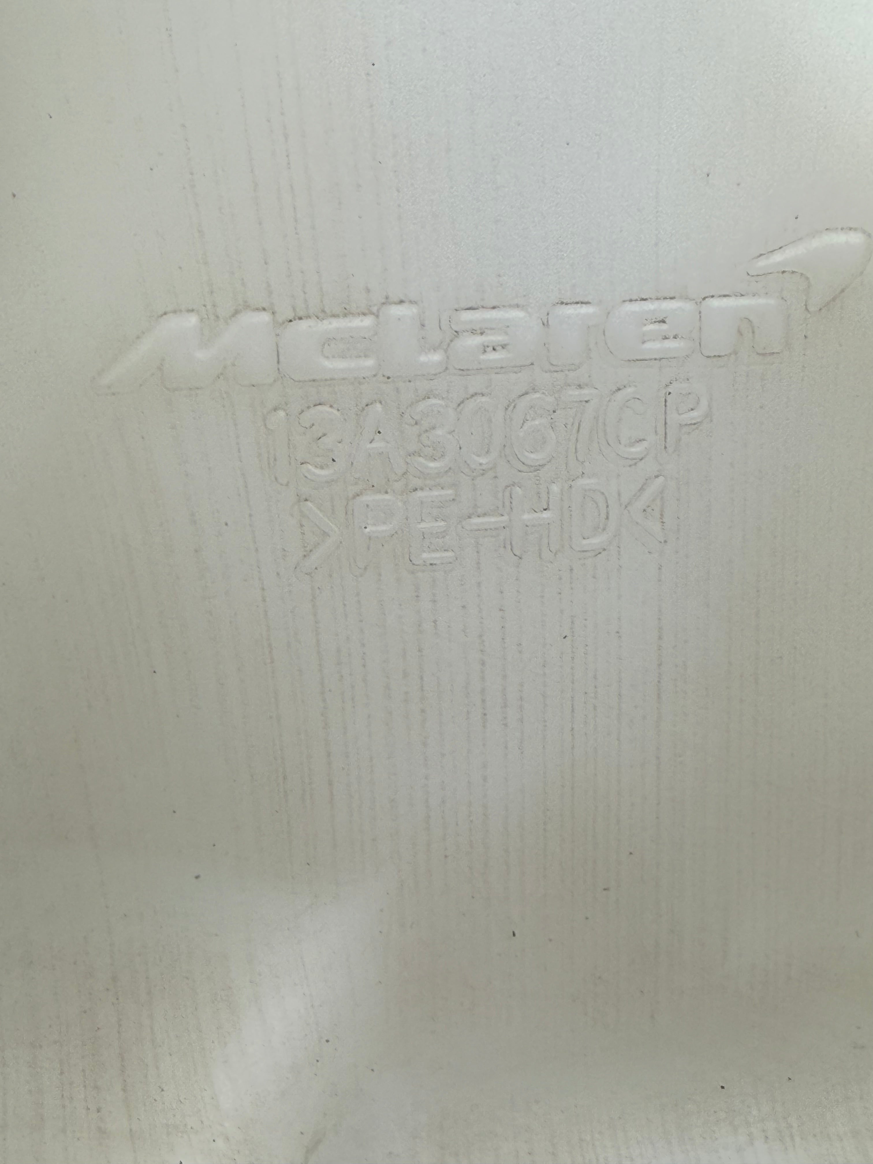 McLaren 570S 540C 570GT Windshield Washer Reservoir Bottle Assembly 13A3067CP 2016-2021