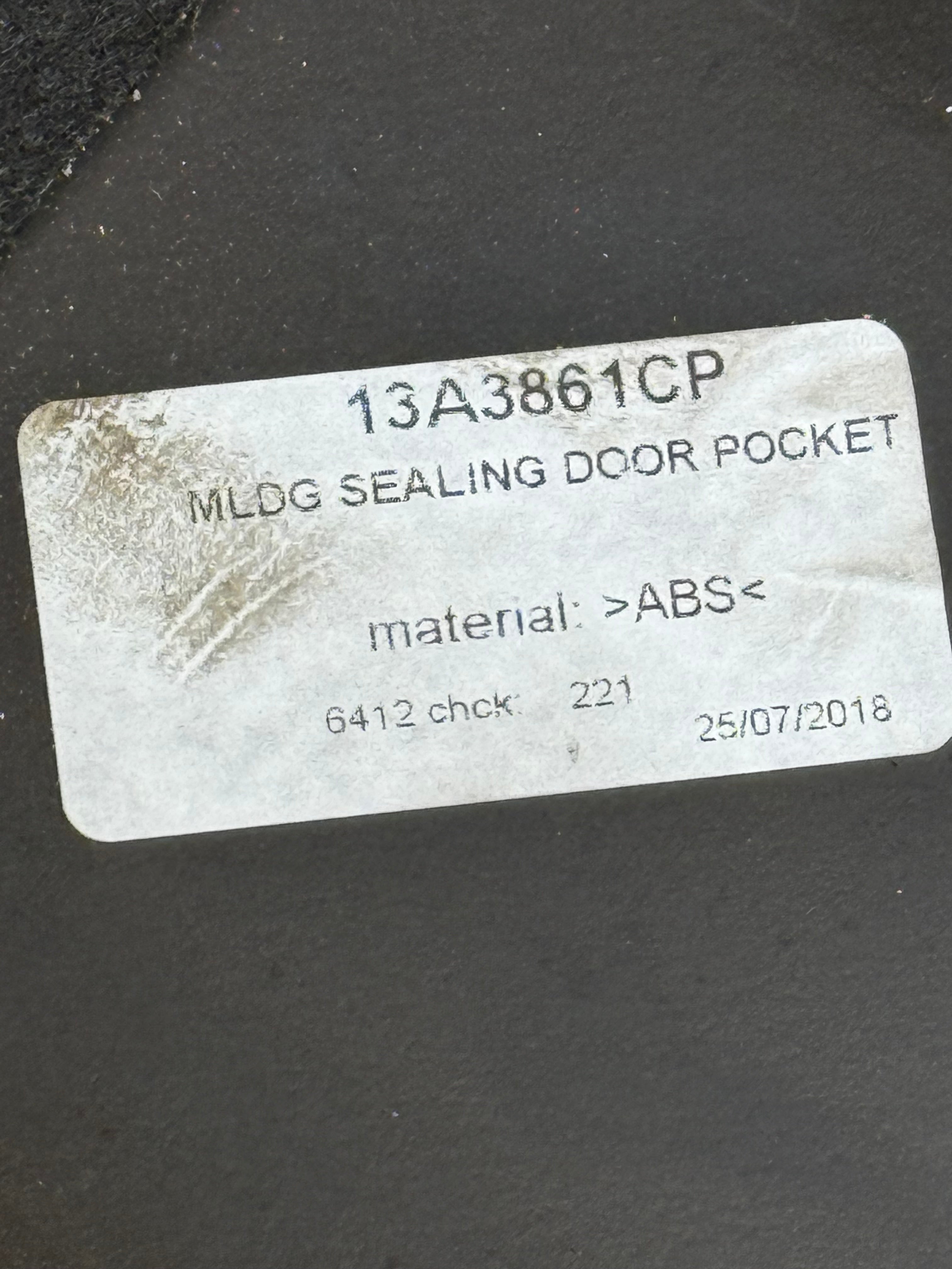 McLaren 570S 540C 570GT LH Left Door Pocket Storage Bin Insert 13A3861CP 2016-2021