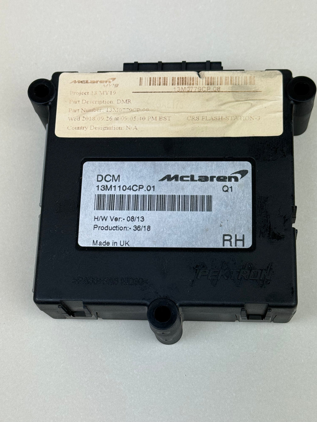 McLaren 570S 540C 570GT Door Control Module DCM 13M1104CP.01 2016-2021
