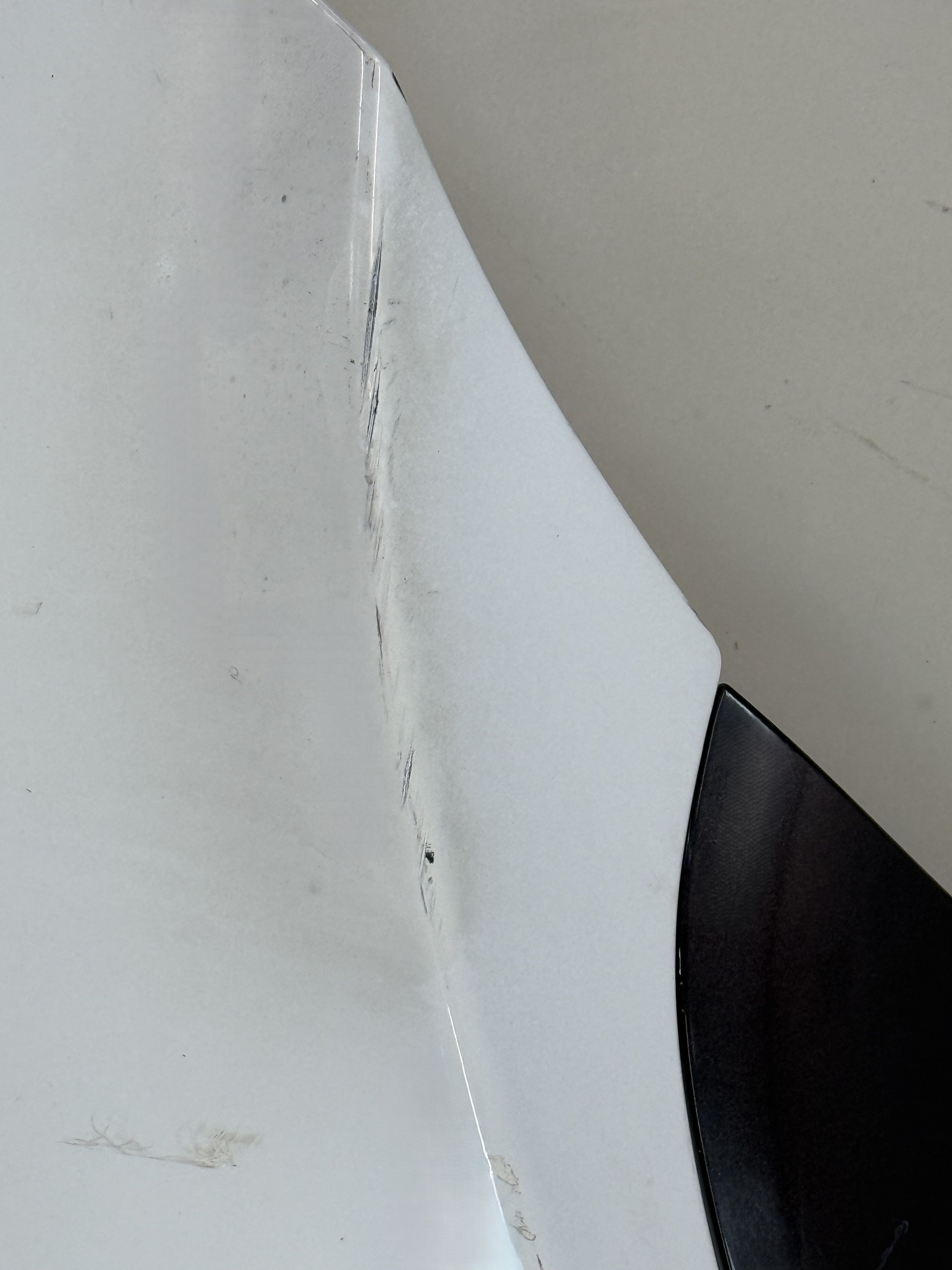McLaren 540C 570S 570GT 600LT Rear Left Lower Quarter Panel Side Scoop Assembly 13A5314CP 13A5385CP White 2015-2021