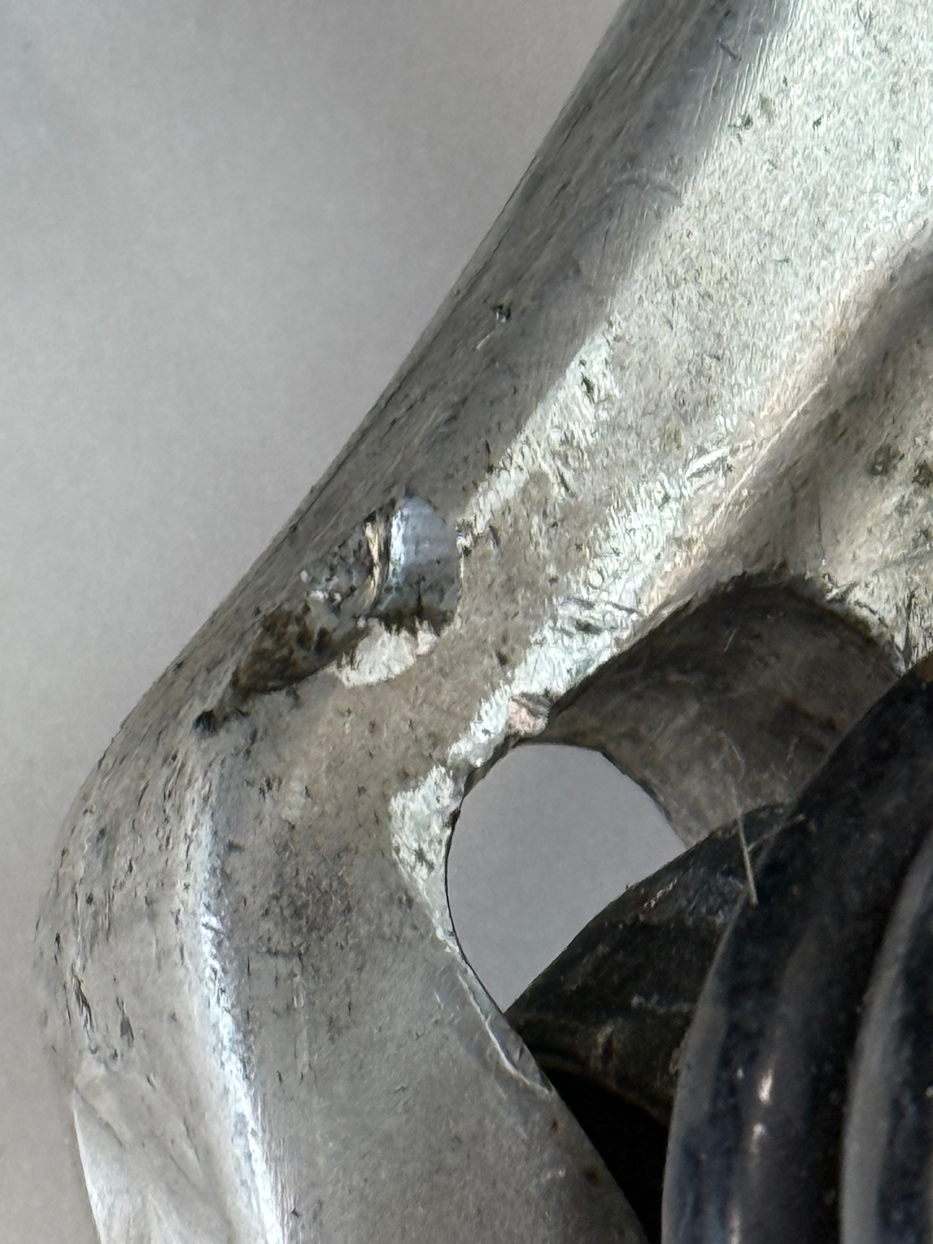 McLaren 570S Rear Left Suspension & Brake Assembly OEM | Carbon Ceramic Rotor Red Caliper Shock