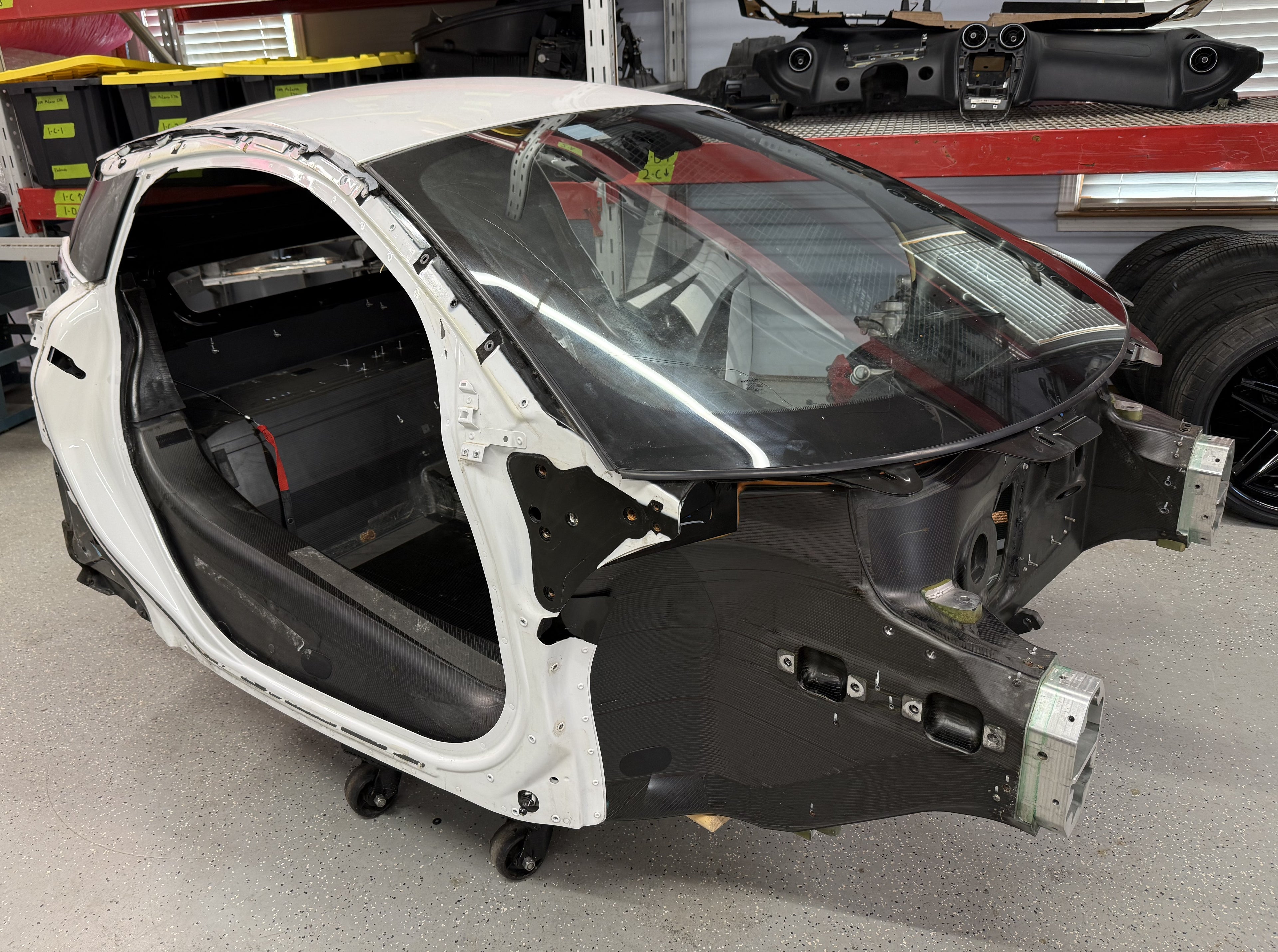 2019 McLaren 570S Coupe Carbon Fiber MonoCell Chassis Tub CLEAR TITLE