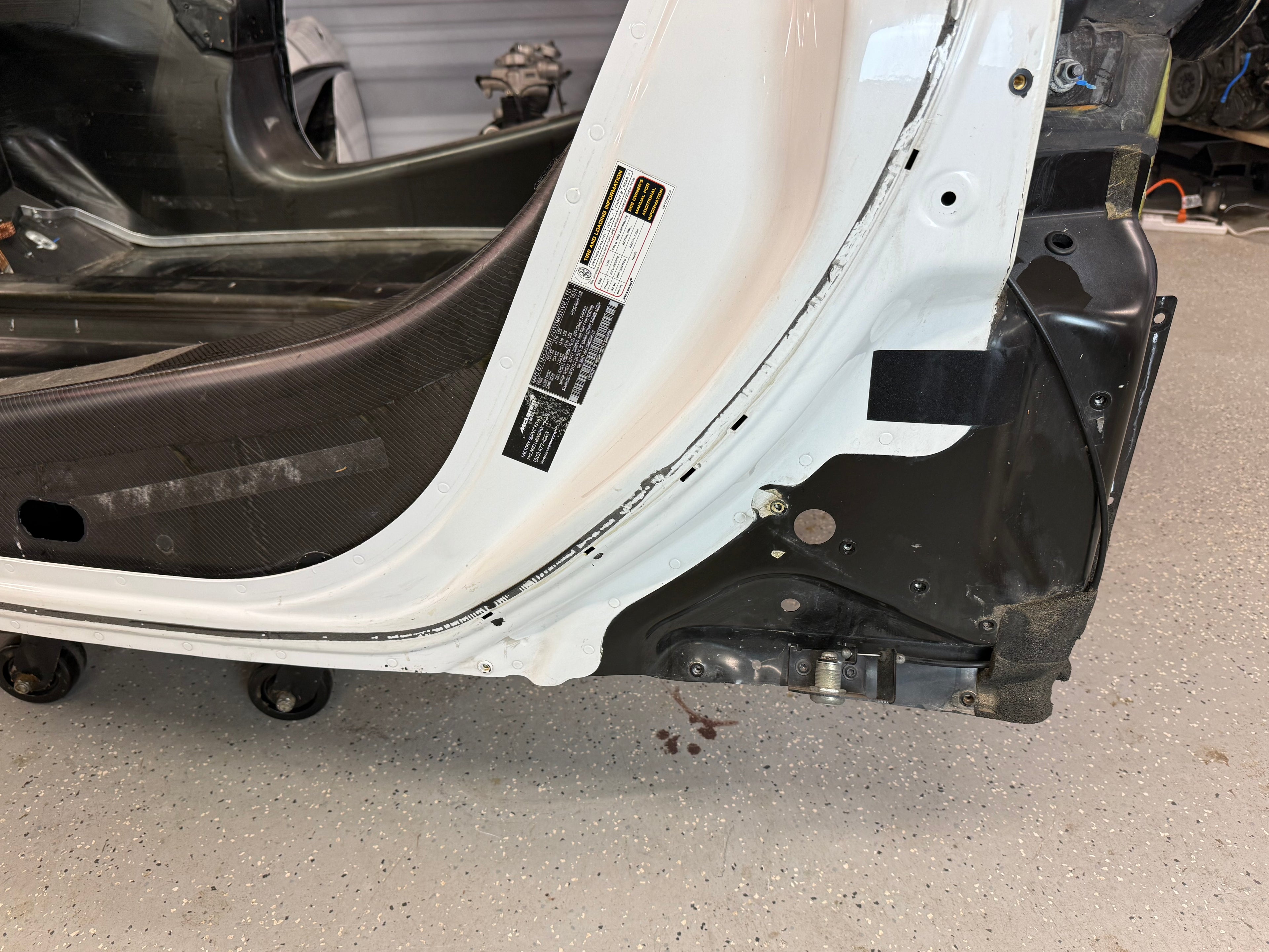 2019 McLaren 570S Coupe Carbon Fiber MonoCell Chassis Tub CLEAR TITLE
