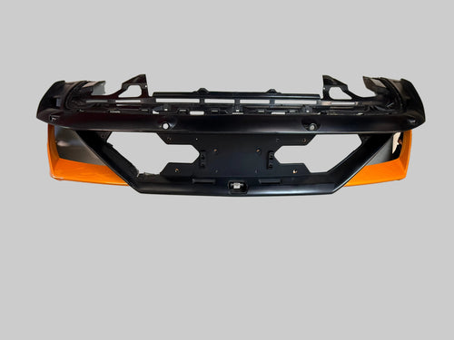 Lamborghini Huracan EVO Rear Bumper Cover OEM Orange Black Minor Damage 2019-2024