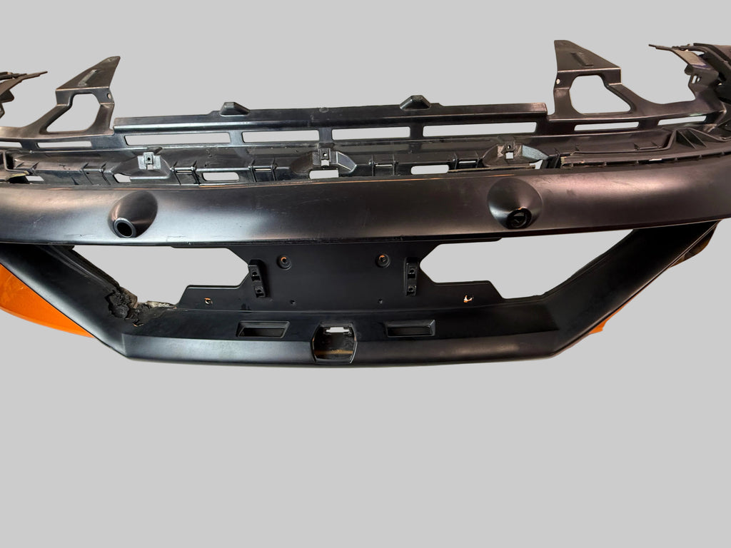Lamborghini Huracan EVO Rear Bumper Cover OEM Orange Black Minor Damage 2019-2024