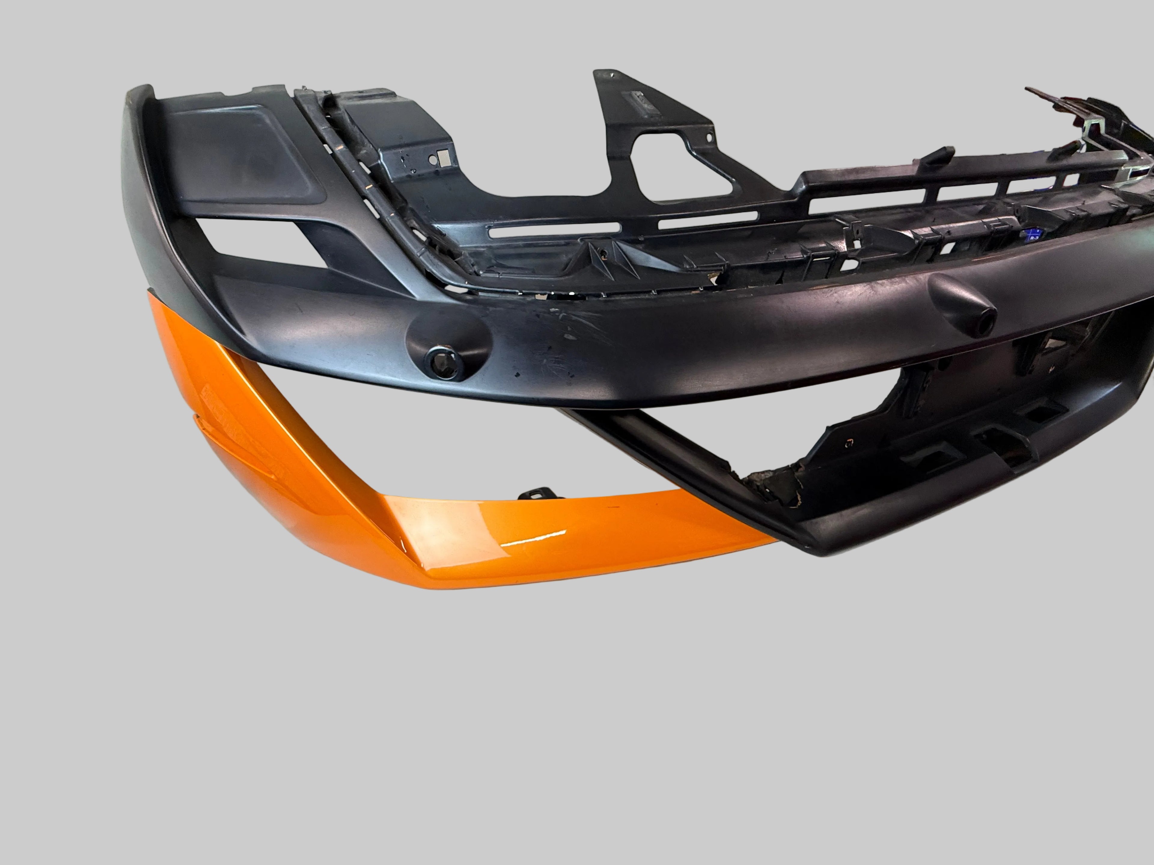 Lamborghini Huracan EVO Rear Bumper Cover OEM Orange Black Minor Damage 2019-2024