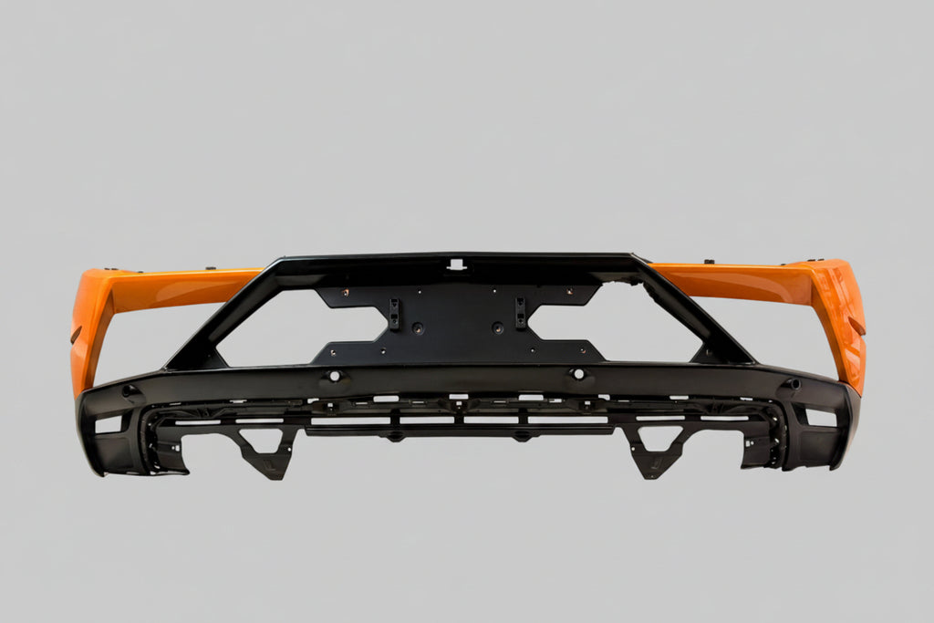 Lamborghini Huracan EVO Rear Bumper Cover OEM Orange Black Minor Damage 2019-2024