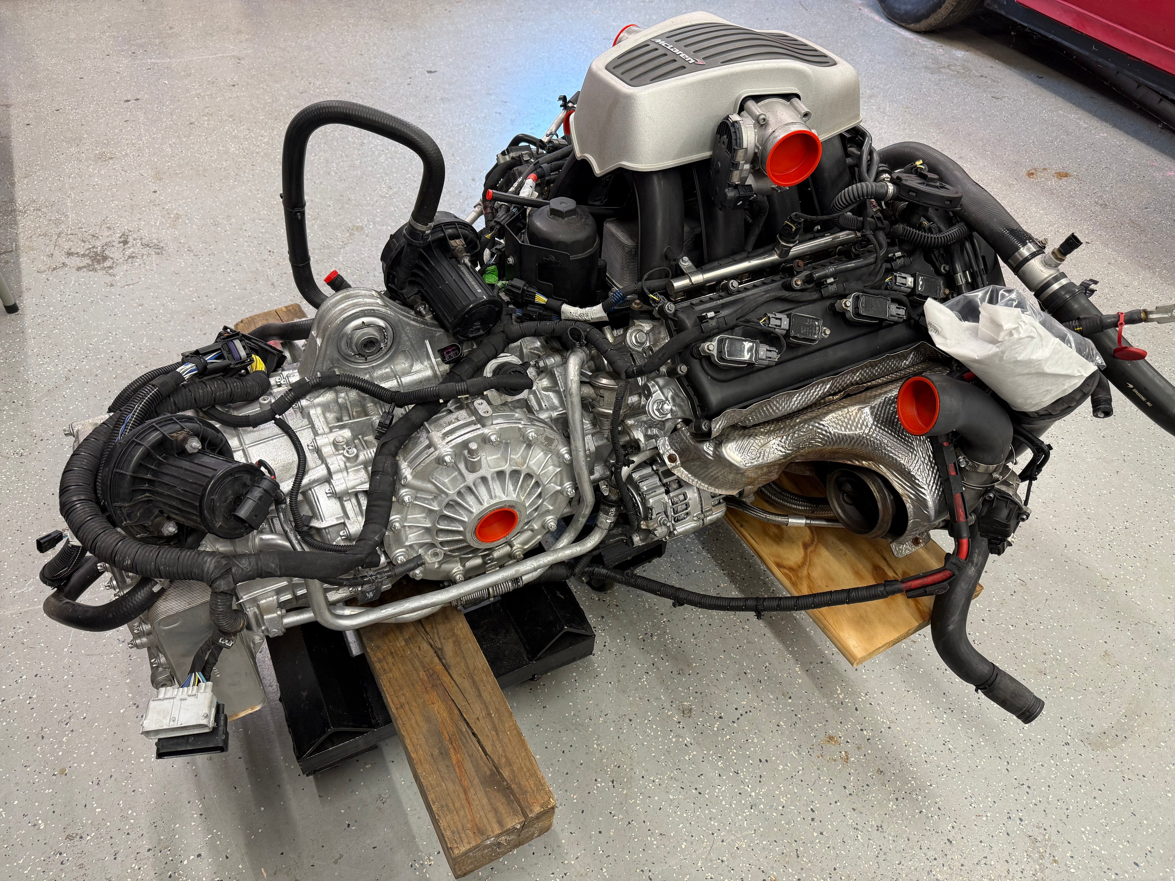 2019 McLaren 570S Complete M838TE 3.8L Twin Turbo Engine & SSG Transmission Assembly 15,316 Miles