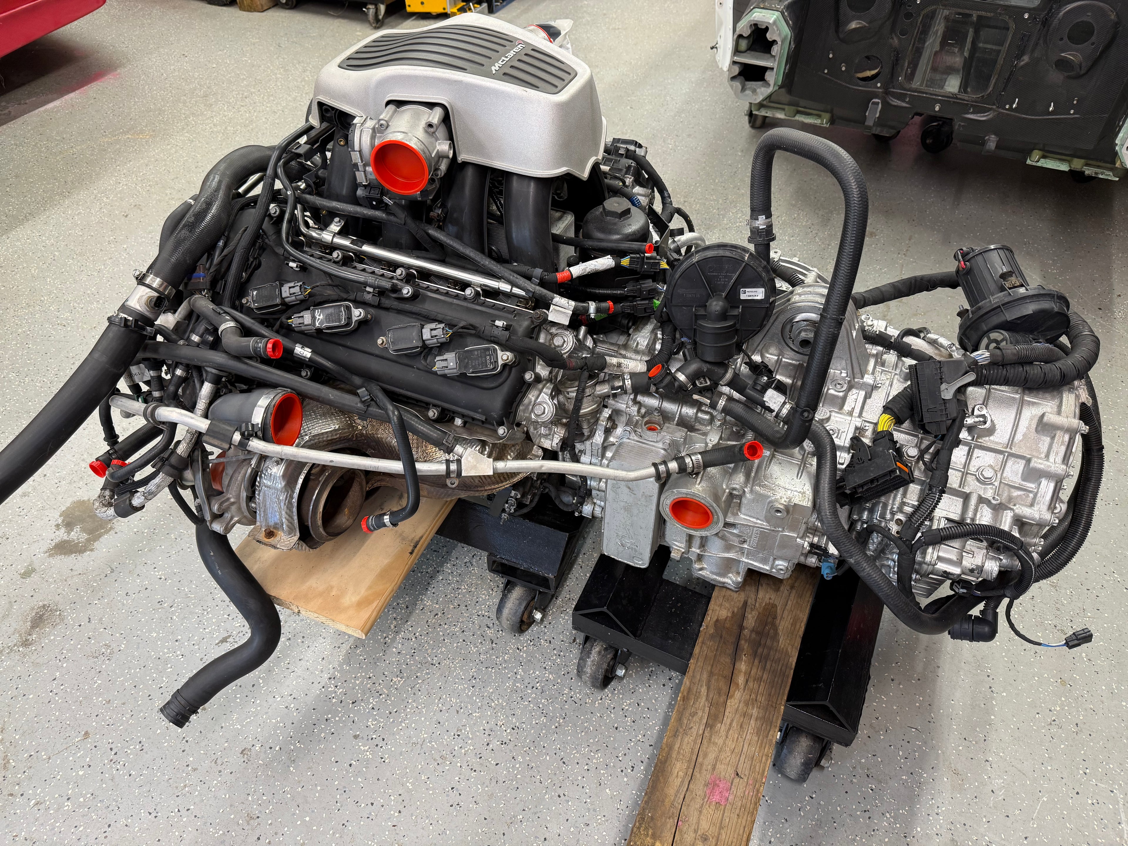 2019 McLaren 570S Complete M838TE 3.8L Twin Turbo Engine & SSG Transmission Assembly 15,316 Miles